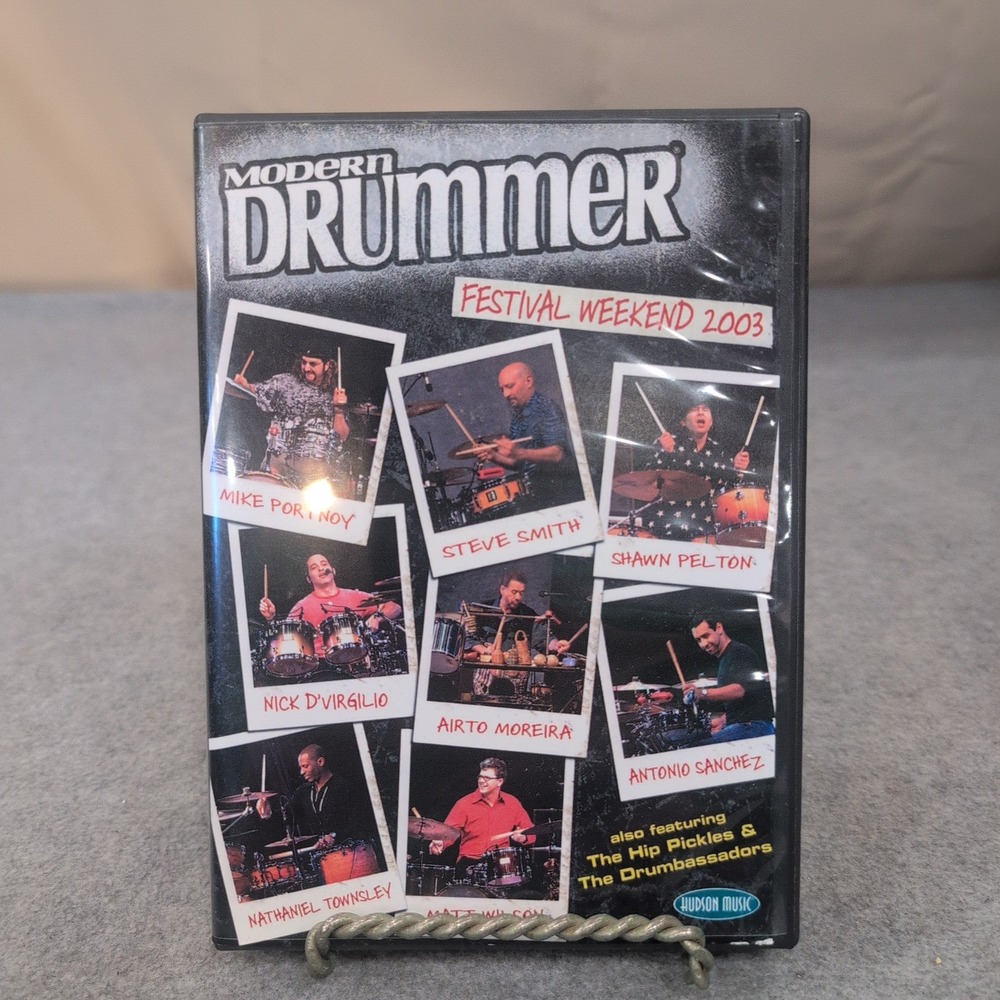 Modern Drummer Festival Weekend 2003 2-Disc DVD Mike Portnoy Steve Smith VG+ - Picture 1 of 2